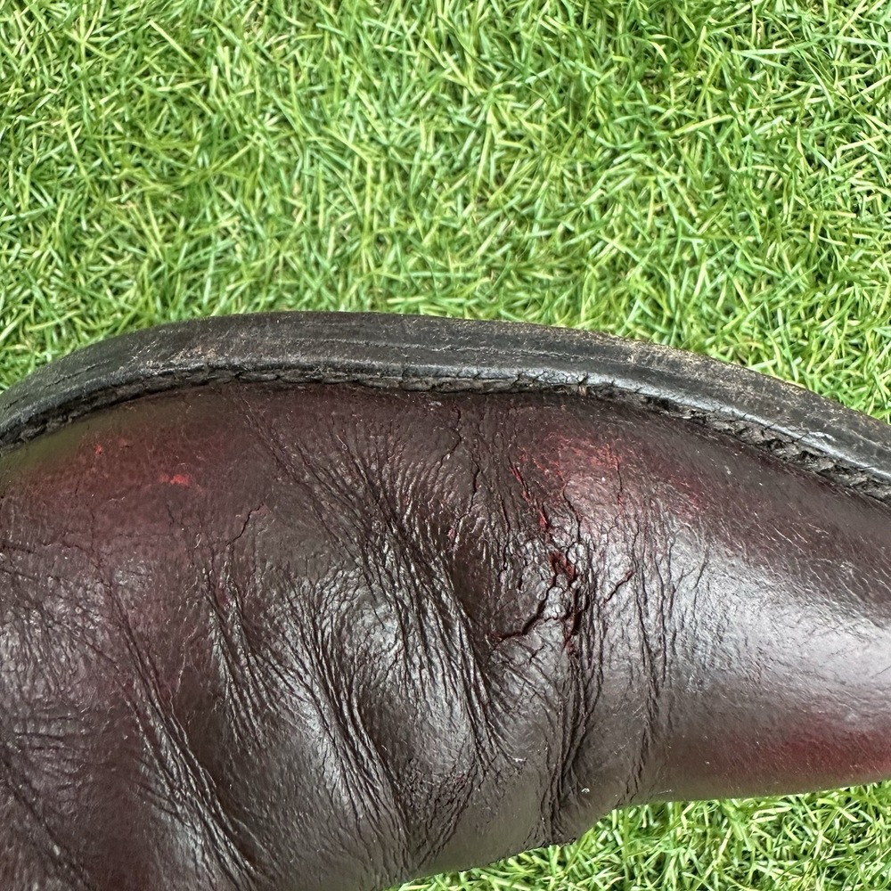 Vintage Lucchese Goatskin Roper Cowboy Boots Mens Size‎ 9 D Cherry Rodeo Western - Picture 12 of 16